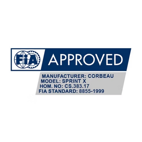 Corbeau Sprint X Motorsport Seats