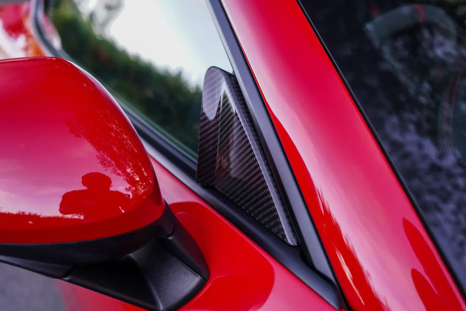 Porsche 718 GT4 Carbon Fiber Door Triangles