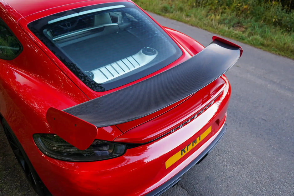 Porsche 718 GT4 Carbon Fiber Rear Spoiler