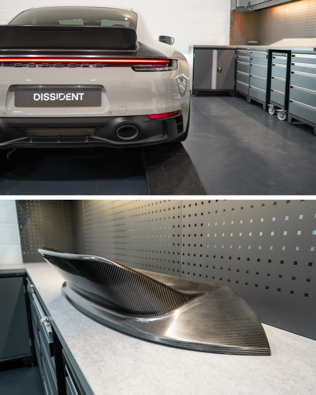 Porsche 992 Carrera Carbon Ducktail Spoiler