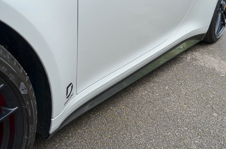 Porsche 992 GTS Carbon Side Skirts Dissident Automotive