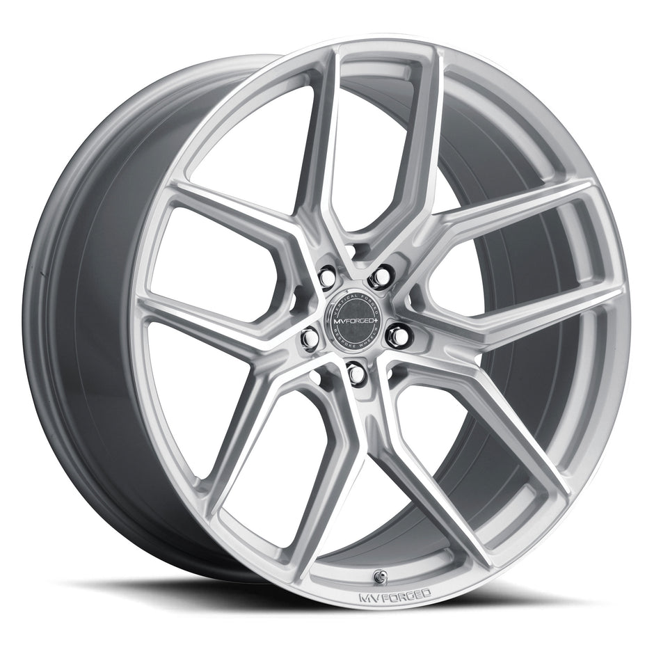 Porsche Macan MV Forged MVF5 Silver Machined Face