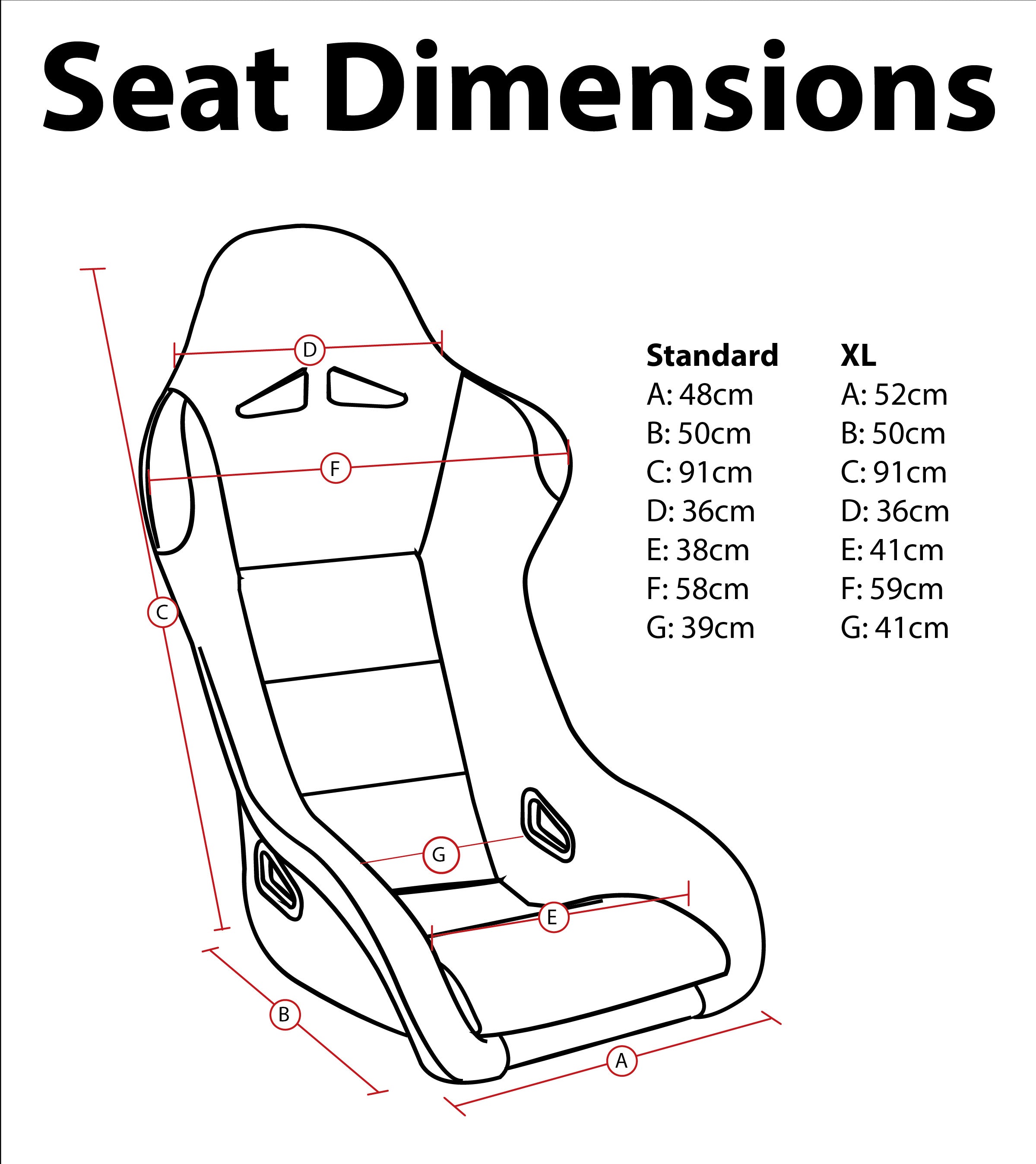 Corbeau Pro Sport Trackday-stoelen