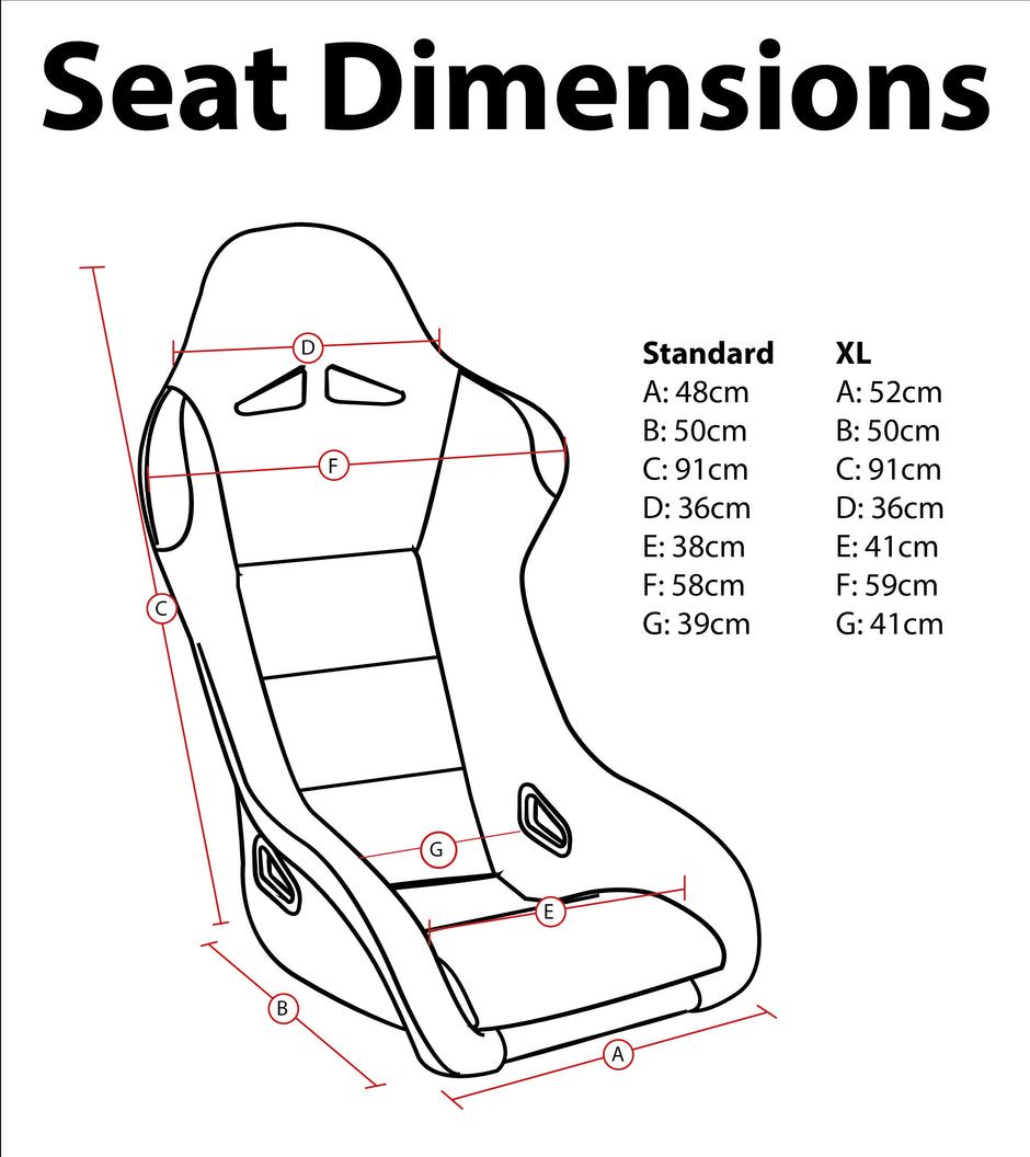 Corbeau Pro Sport Trackday-stoelen